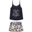 Meisjes-Dames pyjama, anthraciet