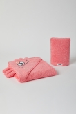 Unisex Badcape, roze