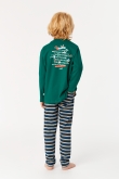 Unisex Pyjama, donkergroen