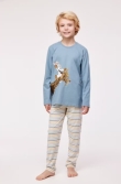 Unisex Pyjama, ijsblauw