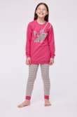 Meisjes Pyjama, fuchsia