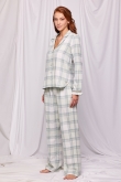 Dames Pyjama, groen ruit