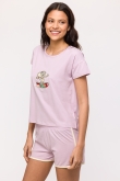 Meisjes-Dames Pyjama, mauve