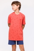 Jongens-Heren Pyjama, palmbomen print