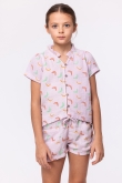 Meisjes-Dames Pyjama, boomerang print