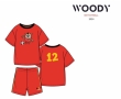 Pyjamas - top short sleeves - short pants, voetbal - 6 jaar