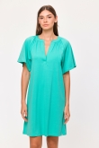Turquoise slaapkleedje van katoen