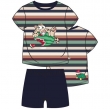 Unisex pyjama, jungle gestreept 