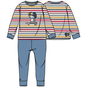 Jongens pyjama, multicolor gestreept